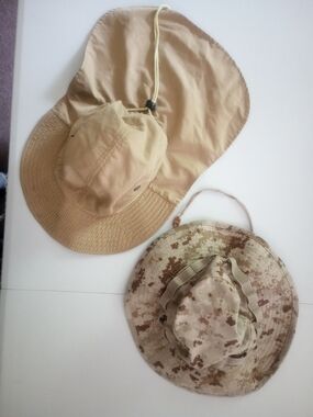 Booney Sun Hats - Khaki & Desert Camo